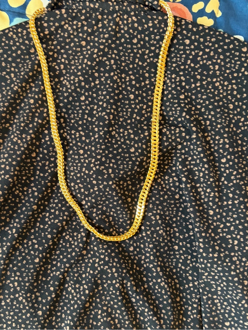 Monet Gold-Tone Curb Chain Necklace